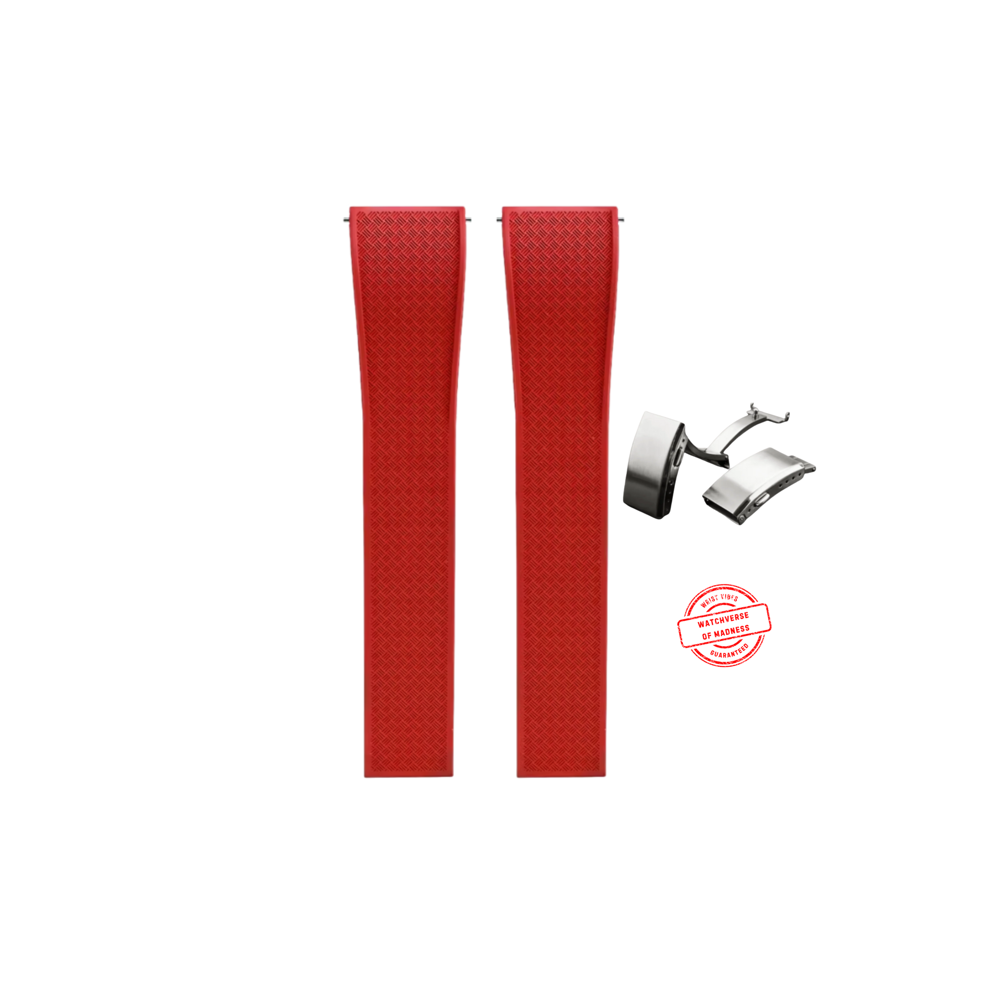CTS(Cut-to-Size) FKM Textured - Deployant Clasp