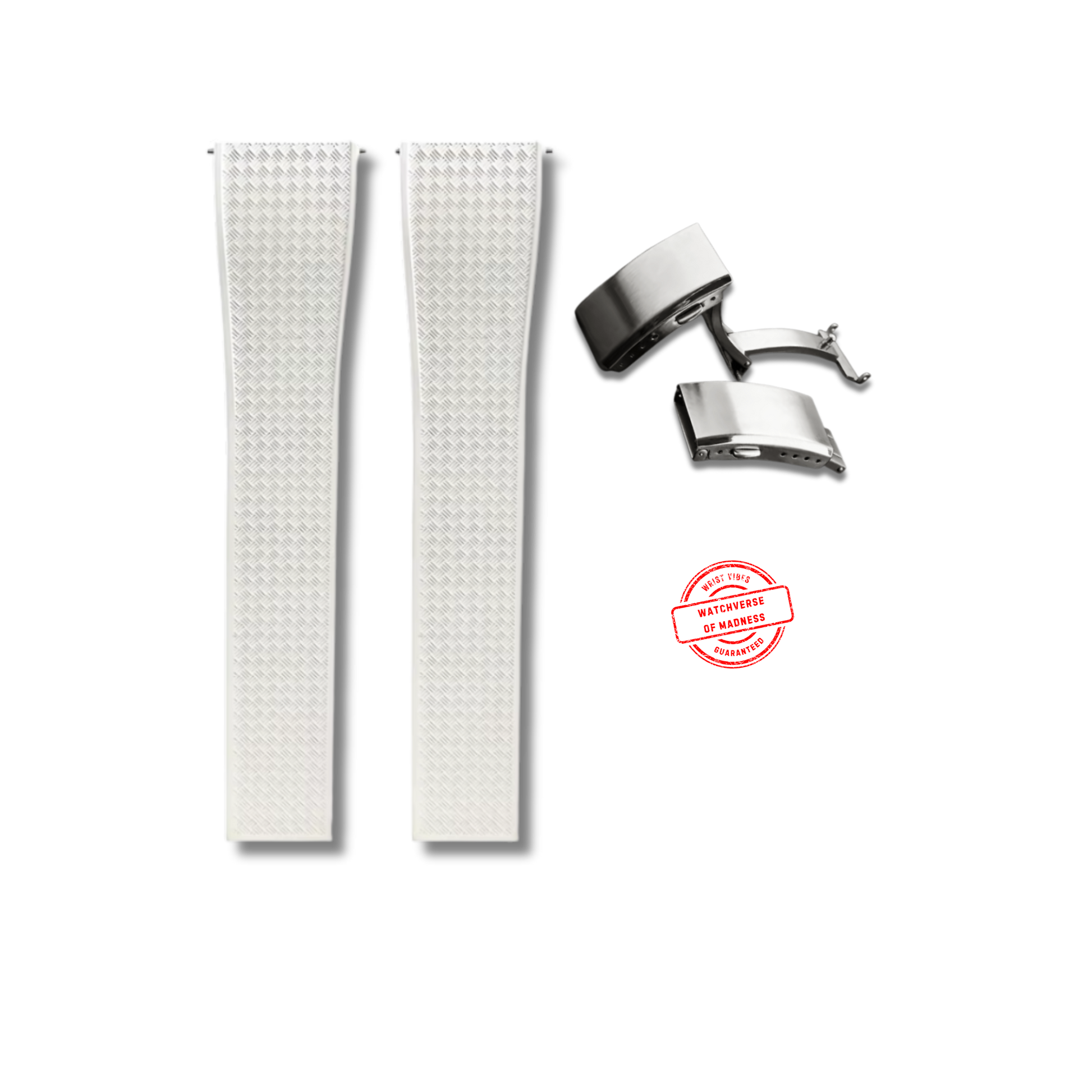 CTS(Cut-to-Size) FKM Textured - Deployant Clasp