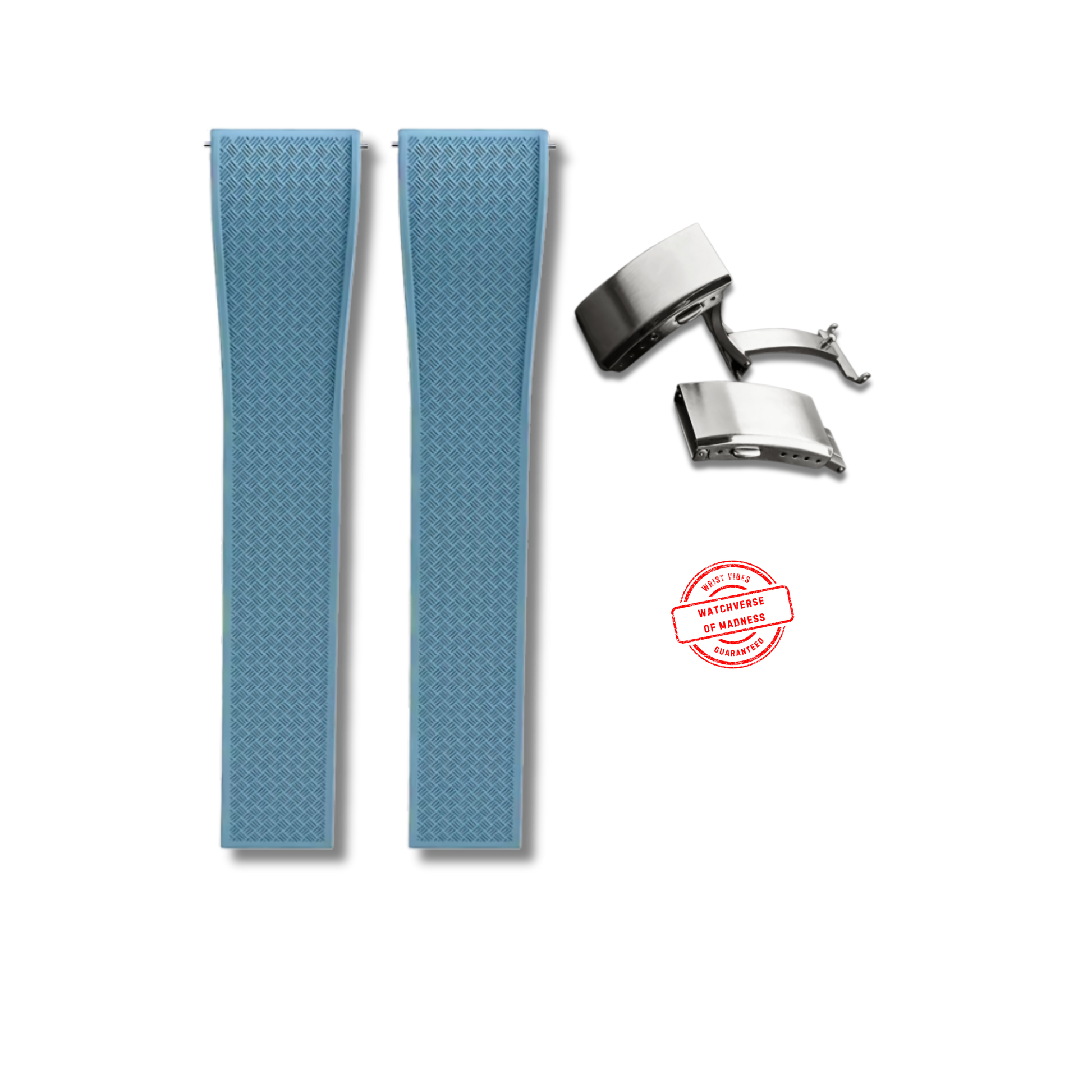 CTS(Cut-to-Size) FKM Textured - Deployant Clasp