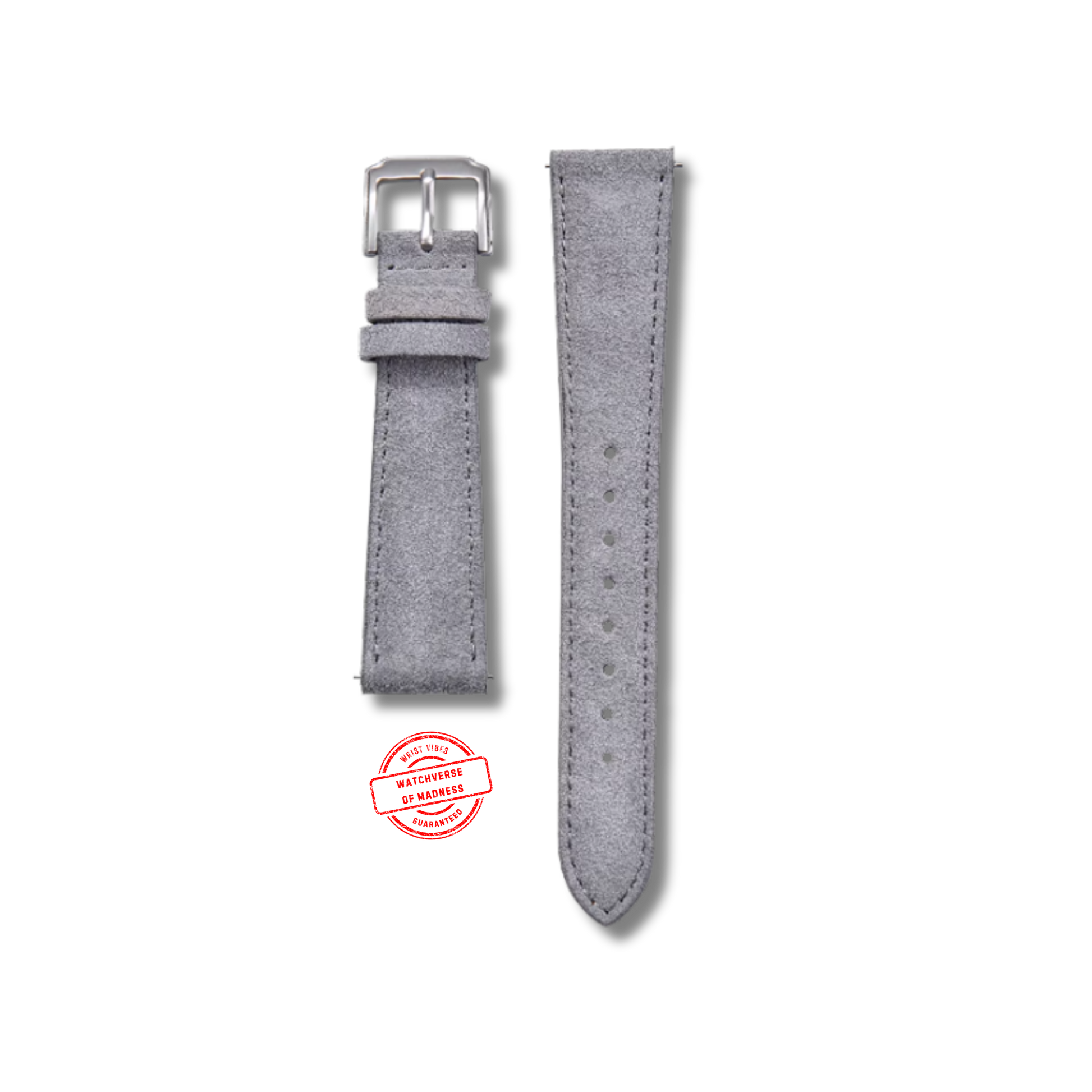 Premium Suede Leather Watch Strap - Quick Release