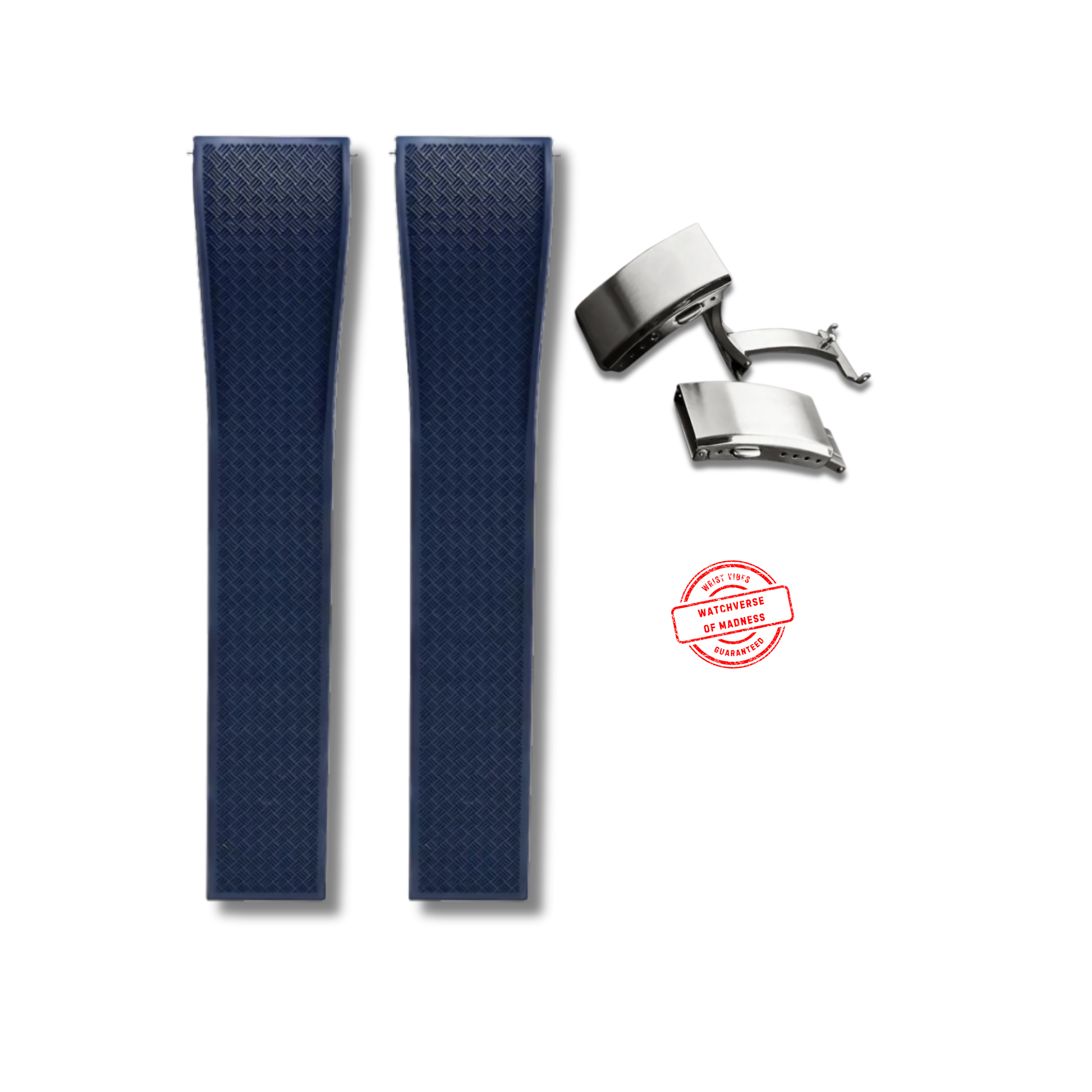 CTS(Cut-to-Size) FKM Textured - Deployant Clasp