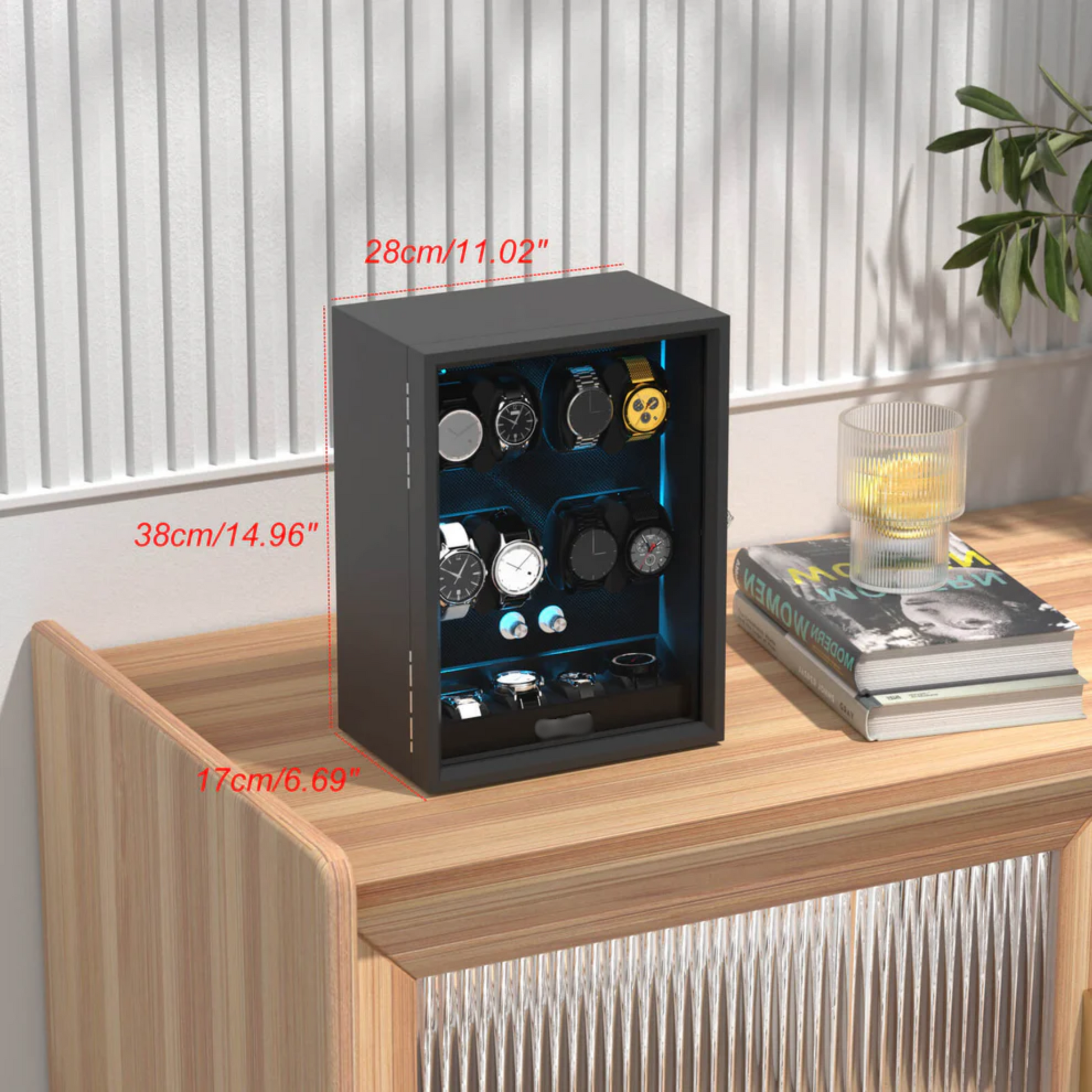 DUKWIN Automatic Watch Winders : 8+4
