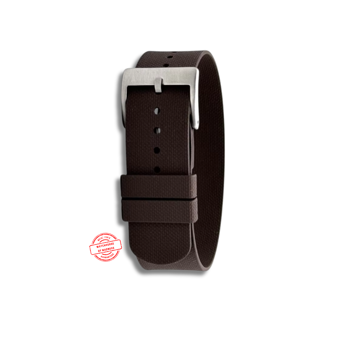 One-Piece FKM Rubber Watch Strap